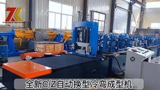 Peb Steel Construction Automatic Change CZ Purlin Roll Forming Machine